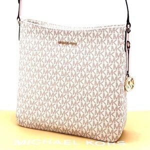 Michael Kors Large Messenger Crossbody Bag Powder Blush Multi